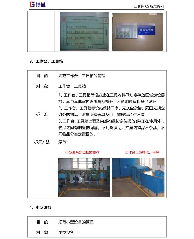 工具箱、工具臺6S改善